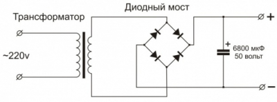 Как сделать выпрямитель и простейший блок питания