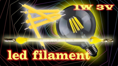 Светодиодные лампы FILAMENT - устройство, виды, характеристики достоинства и недостатки